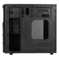 Antec VSK3000 Elite, Mini Tower, PC, Schwarz, micro ATX, Mini-ITX, SGCC, 16 cm