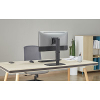 Equip Freistehender Monitorständer, vertikal ausziehbar, 17-32", Freistehend, 8 kg, 43,2 cm (17"), 81,3 cm (32"), 100 x 100 mm, Schwarz