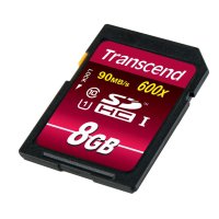 Transcend TS8GSDHC10U1, 8 GB, SDHC, Klasse 10, MLC, 90 MB/s, Class 1 (U1)