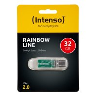 Intenso Rainbow Line, 32 GB, USB Typ-A, 2.0, 28 MB/s,...