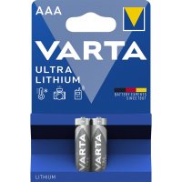 Varta 06103, Einwegbatterie, AAA, Lithium, 1,5 V, 2 Stück(e), 1100 mAh