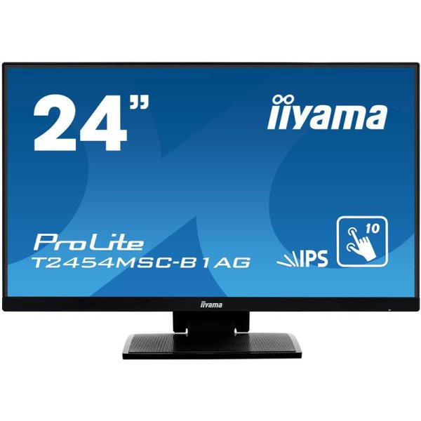 Iiyama ProLite T2454MSC-B1AG, 60,5 cm (23.8"), 1920 x 1080 Pixel, Full HD, LED, 4 ms, Schwarz