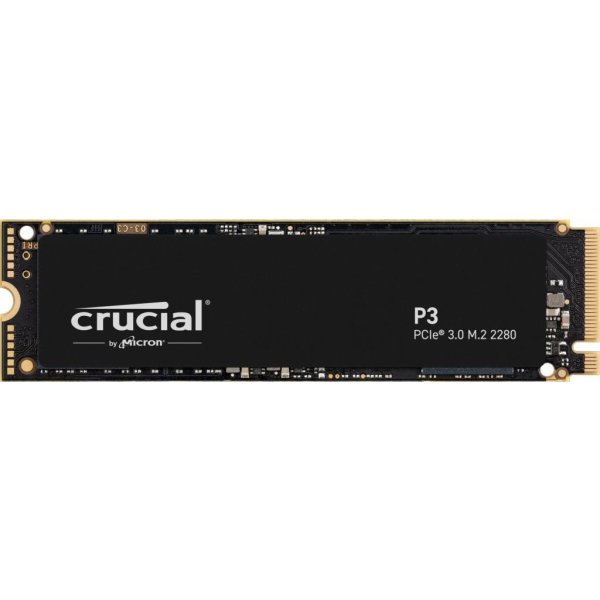 Crucial P3, 500 GB, M.2, 3500 MB/s