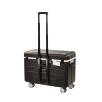 PARAT Case i16, Multimedia-Wagen, Schwarz, Acrylnitril-Butadien-Styrol (ABS), Aluminium, Schaum, Tablette, 24,6 cm (9.7"), 4 Rad/Räder