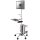 Neomounts Mobiler Arbeitsplatz, Multimedia-Wagen, Silber, 6 kg, 25,4 cm (10"), 68,6 cm (27"), 75 x 75,100 x 100 mm