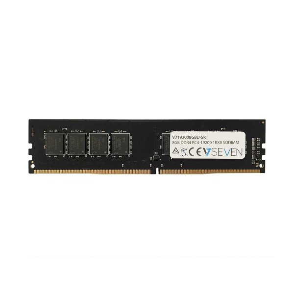 V7 8GB DDR4 PC4-19200 - 2400MHz DIMM Arbeitsspeicher Modul - V7192008GBD-SR, 8 GB, 1 x 8 GB, DDR4, 2400 MHz, 288-pin DIMM