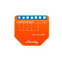 Shelly Plus i4, Orange, 802.11b, 802.11g, Wi-Fi 4 (802.11n), 2,4 GHz, 1 mW, 30 m, 4 Kanäle