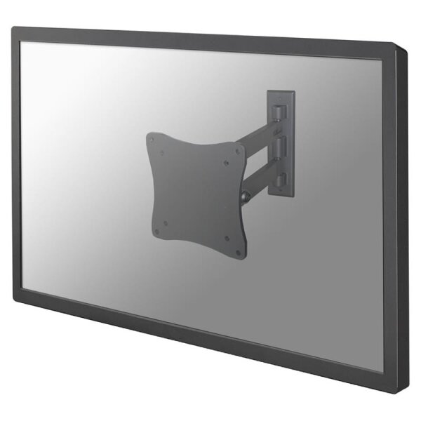 Neomounts TV/Monitor-Wandhalterung, 25,4 cm (10"), 68,6 cm (27"), 75 x 75 mm, 100 x 100 mm, 0 - 90°, Silber