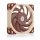 Noctua NF A12x25 FLX, Ventilator, 12 cm, 2000 RPM, 22,6 dB, 102,1 m³/h, Beige, Rot