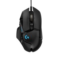 Logitech G G502 Hero, rechts, Optisch, USB Typ-A, 25600 DPI, 1 ms, Schwarz