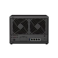 Synology DiskStation DS1522+, NAS, Tower, AMD Embedded R-Series SoC, R1600, Schwarz