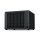 Synology DiskStation DS1522+, NAS, Tower, AMD Embedded R-Series SoC, R1600, Schwarz