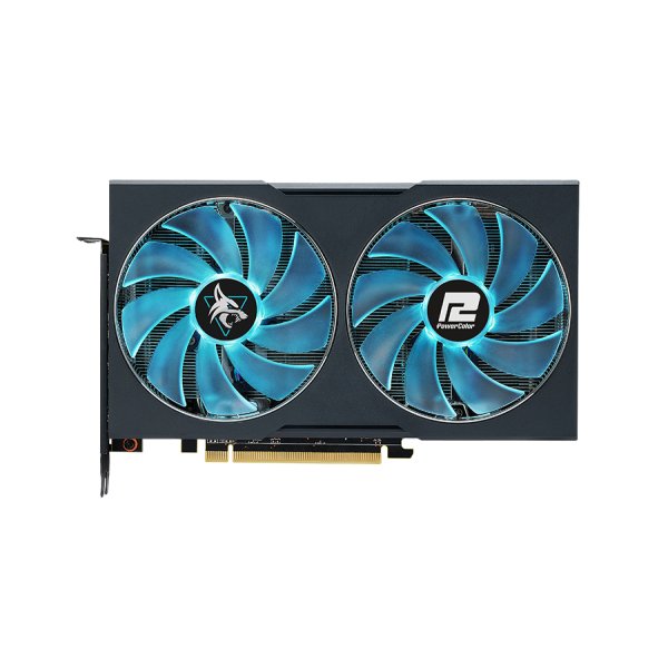 PowerColor Hellhound Radeon RX 7600 XT, Radeon RX 7600 XT, 16 GB, GDDR6, 128 Bit, 7680 x 4320 Pixel, PCI Express x8 4.0