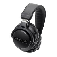 Audio-Technica ATH-PRO5X, Kopfhörer, Kopfband, Musik, Schwarz, Verkabelt, Ohraufliegend