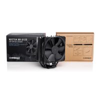 Noctua NH-U12S chromax.black, Kühler, 12 cm, 300 RPM, 1500 RPM, 22,4 dB, 93,4 m³/h