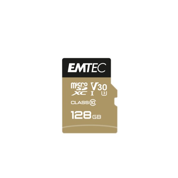 EMTEC SpeedIN PRO, 128 GB, MicroSDXC, Klasse 10, UHS-I, 95 MB/s, 85 MB/s