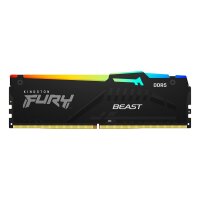 Kingston FURY 32 GB 5600 MT/s DDR5 CL40 DIMM Beast RGB, 32 GB, 1 x 32 GB, DDR5, 288-pin DIMM