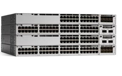 Cisco Catalyst C9300-48U-A, Managed, L2/L3, Gigabit Ethernet (10/100/1000), Vollduplex, Rack-Einbau