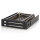 StarTech.com SATA Hot Swap Wechselrahmen trägerlos - Mobiles Festplatten Speicher Rack 2x 6,4cm (2,5"), 8,89 cm (3.5"), Frontblende, 2.5", SATA, Serial ATA II, Serial ATA III, Schwarz, Aluminium