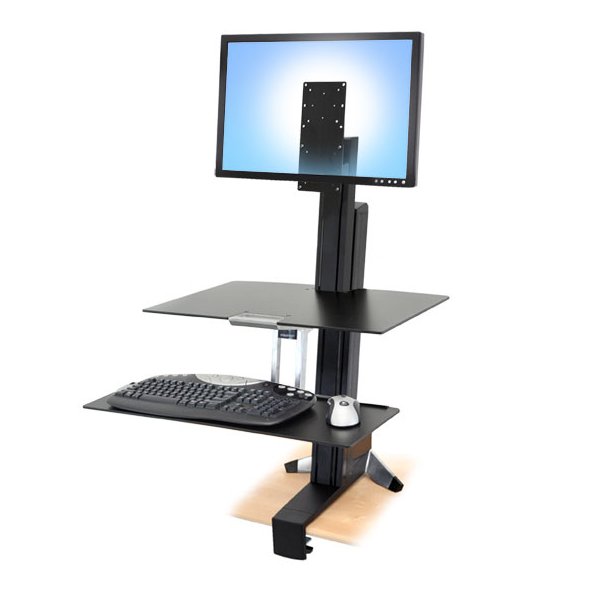 Ergotron 97-845, Multimedia-Ständer, Schwarz, 13,2 kg, 75 x 75,100 x 100 mm, 270 mm, 120 mm