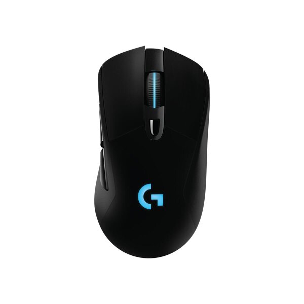 Logitech G G703 Lightspeed, rechts, Optisch, RF Wireless, 25600 DPI, 1 ms, Schwarz