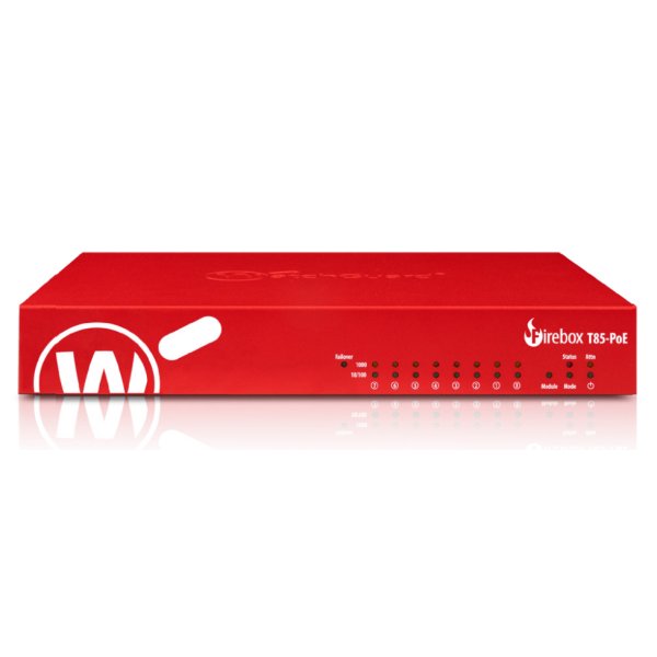 WatchGuard Firebox T85-POE, 4,96 Gbit/s, 2,4 Gbit/s, 0,576 Gbit/s, 680 Mbit/s, 2,04 Gbit/s, 1,53 Gbit/s