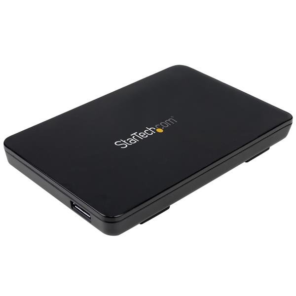 StarTech.com USB 3.1 (10 Gbit/s) werkzeugloses Festplattengehäuse für 2,5" SATA Laufwerke, HDD / SSD-Gehäuse, 2.5", SATA, 10 Gbit/s, USB Anschluss, Schwarz