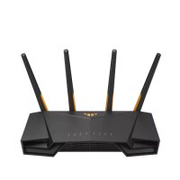 ASUS TUF Gaming AX3000 V2, Wi-Fi 6 (802.11ax), Dual-Band (2,4 GHz/5 GHz), Eingebauter Ethernet-Anschluss, Schwarz, Orange, Tabletop-Router