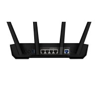 ASUS TUF Gaming AX3000 V2, Wi-Fi 6 (802.11ax), Dual-Band (2,4 GHz/5 GHz), Eingebauter Ethernet-Anschluss, Schwarz, Orange, Tabletop-Router