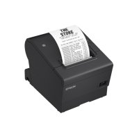 Epson TM-T88VII (132): USB, Ethernet, PoweredUSB, Black, Thermodruck, POS-Drucker, 180 x 180 DPI, 500 mm/sek, 1,41 x 3,39 mm, Text, Grafik, Barcode, 2D-Strichcode