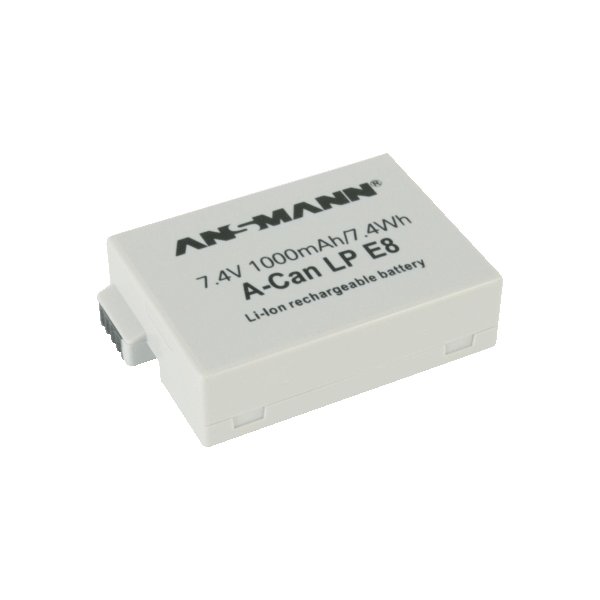 Ansmann A-Can LP-E8, 1000 mAh, 7,4 V, Lithium-Ion (Li-Ion)