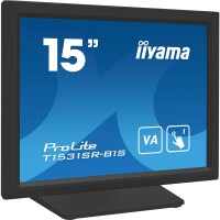 Iiyama T1531SR-B1S, 38,1 cm (15"), 1024 x 768 Pixel, XGA, 0,297 x 0,297 mm, 2500:1, 18 ms