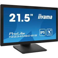 Iiyama ProLite T2234MSC-B1S, 54,6 cm (21.5"), 1920 x 1080 Pixel, Full HD, 8 ms, Schwarz