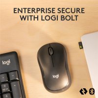 Logitech MK370 Combo for Business, Kabellos, RF Wireless + Bluetooth, Membran Key Switch, QWERTY, Graphit, Maus enthalten