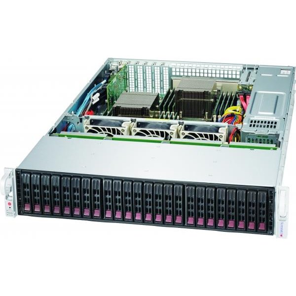 Supermicro SuperChassis 216BE1C4-R1K23LPB, Rack, Server, Schwarz, ATX, EATX, 2U, Ventilatorausfall, HDD, LAN, Leistung