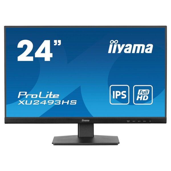 Iiyama ProLite XU2493HS-B6, 60,5 cm (23.8"), 1920 x 1080 Pixel, Full HD, LED, 0,5 ms, Schwarz