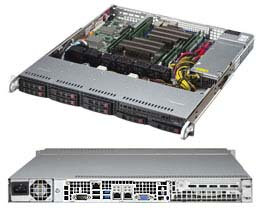 Supermicro CSE-113MFAC2-605CB, Rack, Server, Schwarz, ATX, 1U, HDD, LAN, Leistung