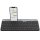 Logitech Slim Multi-Device Wireless Keyboard K580, Volle Größe (100%), Kabellos, RF Wireless + Bluetooth, Graphit