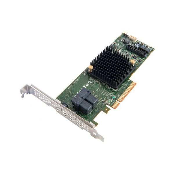 Microchip Technology 7805 SGL, SAS, Serial ATA III, PCI Express x8, 0, 1, 5, 6, 10, 50, 60, 1E, 6 Gbit/s, 1024 MB, SNMP, SMTP