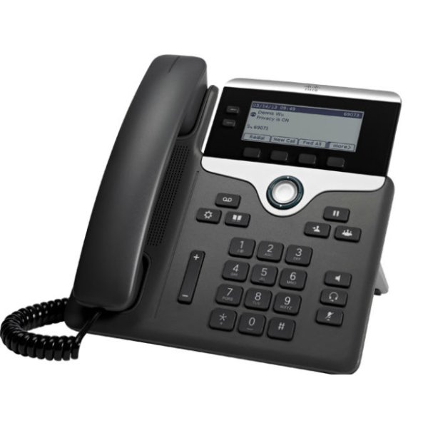 Cisco 7811, IP-Telefon, Schwarz, Silber, Kabelgebundenes Mobilteil, Polycarbonat, Tisch/Wand, 1 Zeilen