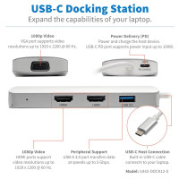 Tripp U442-DOCK12-S USB-C Dock, Dreifach-Display –...