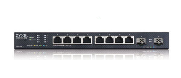 ZyXEL XMG1915-10E, Managed, L2, 2.5G Ethernet (100/1000/2500), Rack-Einbau