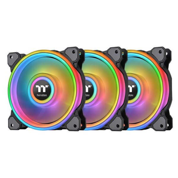 Thermaltake Riing Quad 12 RGB, Ventilator, 12 cm, 500 RPM, 1500 RPM, 25,2 dB, 40,9 cfm