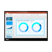 Lenovo ThinkVision M14d, 35,6 cm (14"), 2240 x 1400 Pixel, 2.2K, LED, 8 ms, Schwarz