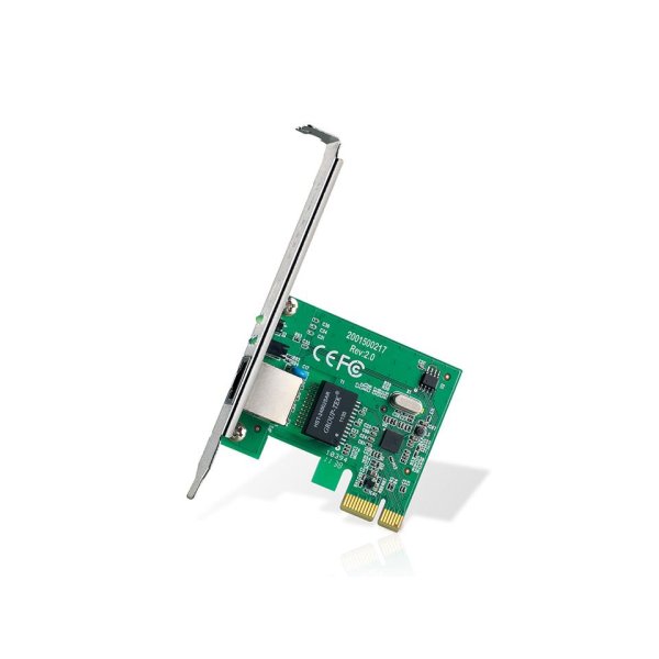 TP-LINK Gigabit-PCI-Express-Netzwerkadapter, Eingebaut, Kabelgebunden, PCI Express, Ethernet, 2000 Mbit/s, Grün, Grau