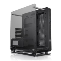 Thermaltake Core P6 Tempered Glass Mid Tower, Midi Tower, PC, Schwarz, SPCC, Gehärtetes Glas, Gaming, Blau, Grün, Rot