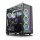 Thermaltake Core P6 Tempered Glass Mid Tower, Midi Tower, PC, Schwarz, SPCC, Gehärtetes Glas, Gaming, Blau, Grün, Rot