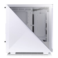 Thermaltake Divider 300 TG Air Snow, Midi Tower, PC, Weiß, ATX, micro ATX, Mini-ITX, SPCC, 14,5 cm