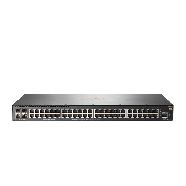 HPE 2930F 48G 4SFP, Managed, L3, Gigabit Ethernet (10/100/1000), Vollduplex, Rack-Einbau, 1U