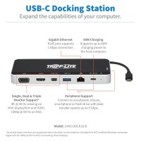 Tripp U442-DOCK16-B, Kabelgebunden, USB 3.2 Gen 1 (3.1...